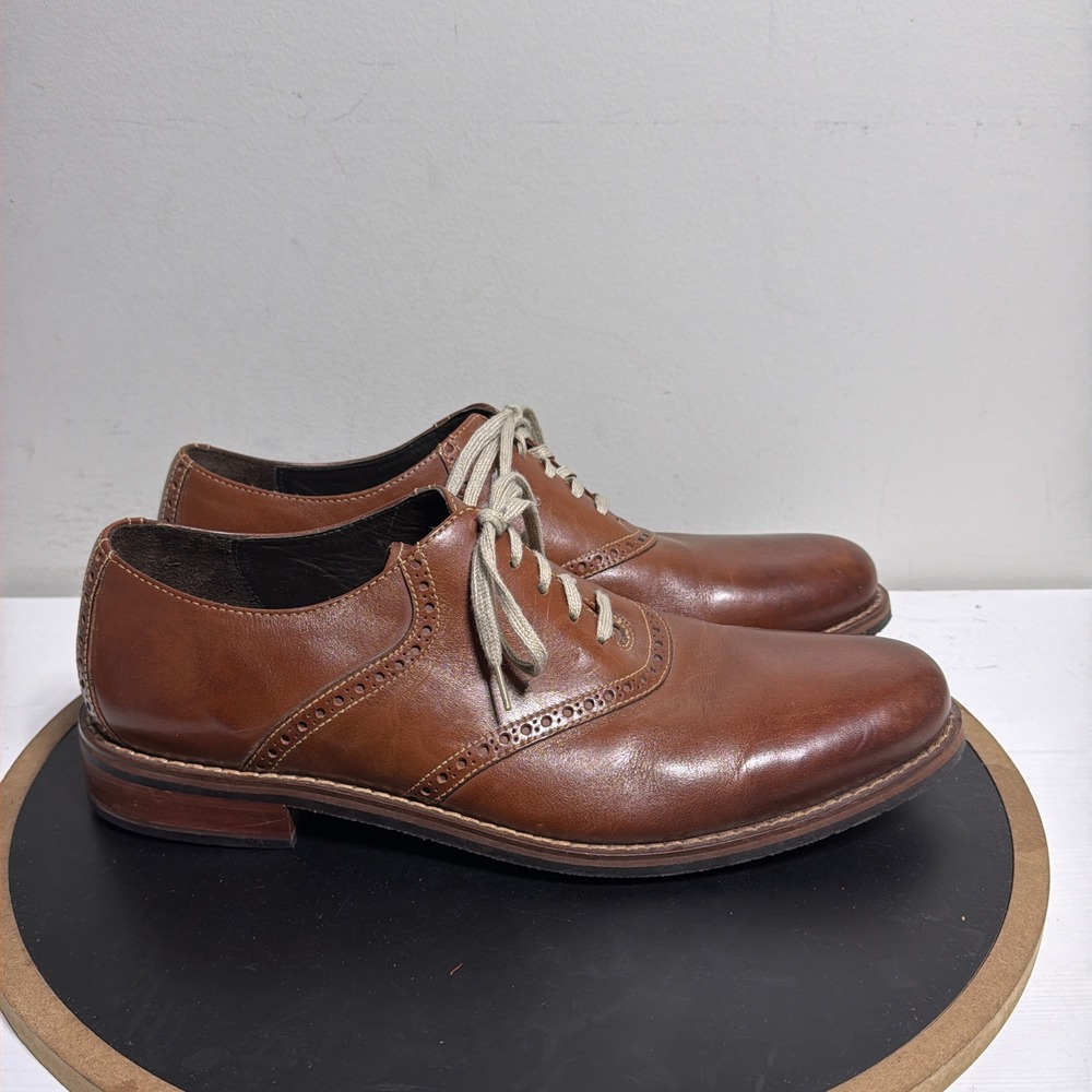 Cole Haan Brown Leather Oxford Dress Shoes
